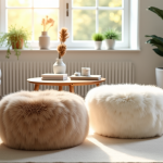 Tabourets en fourrure : la touche cocooning indispensable pour votre intérieur