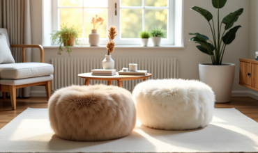 Tabourets en fourrure : la touche cocooning indispensable pour votre intérieur